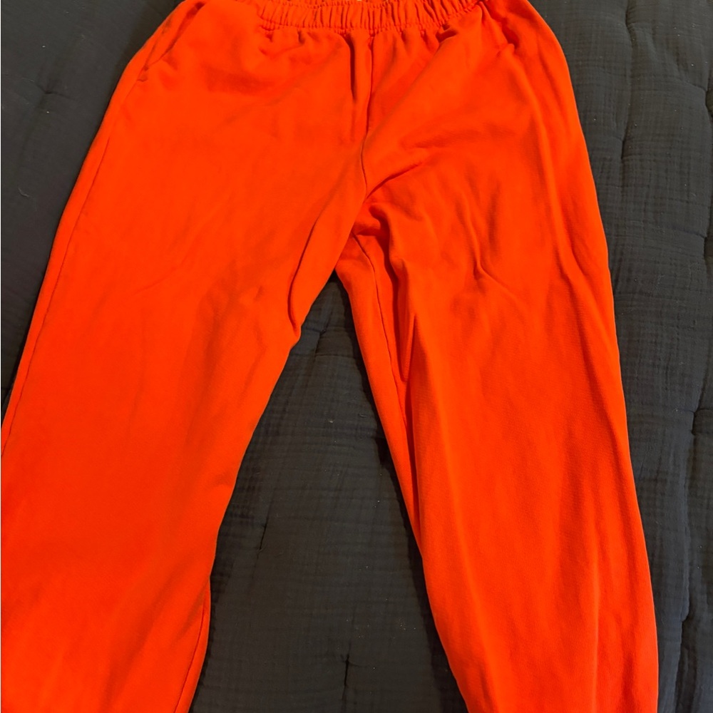 Proenza Schouler Tomato Red Sweatpants